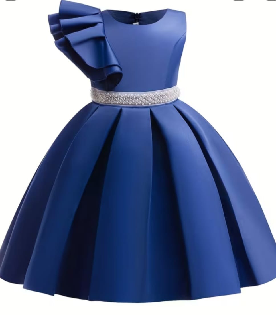 Flower Girl navy blue dress